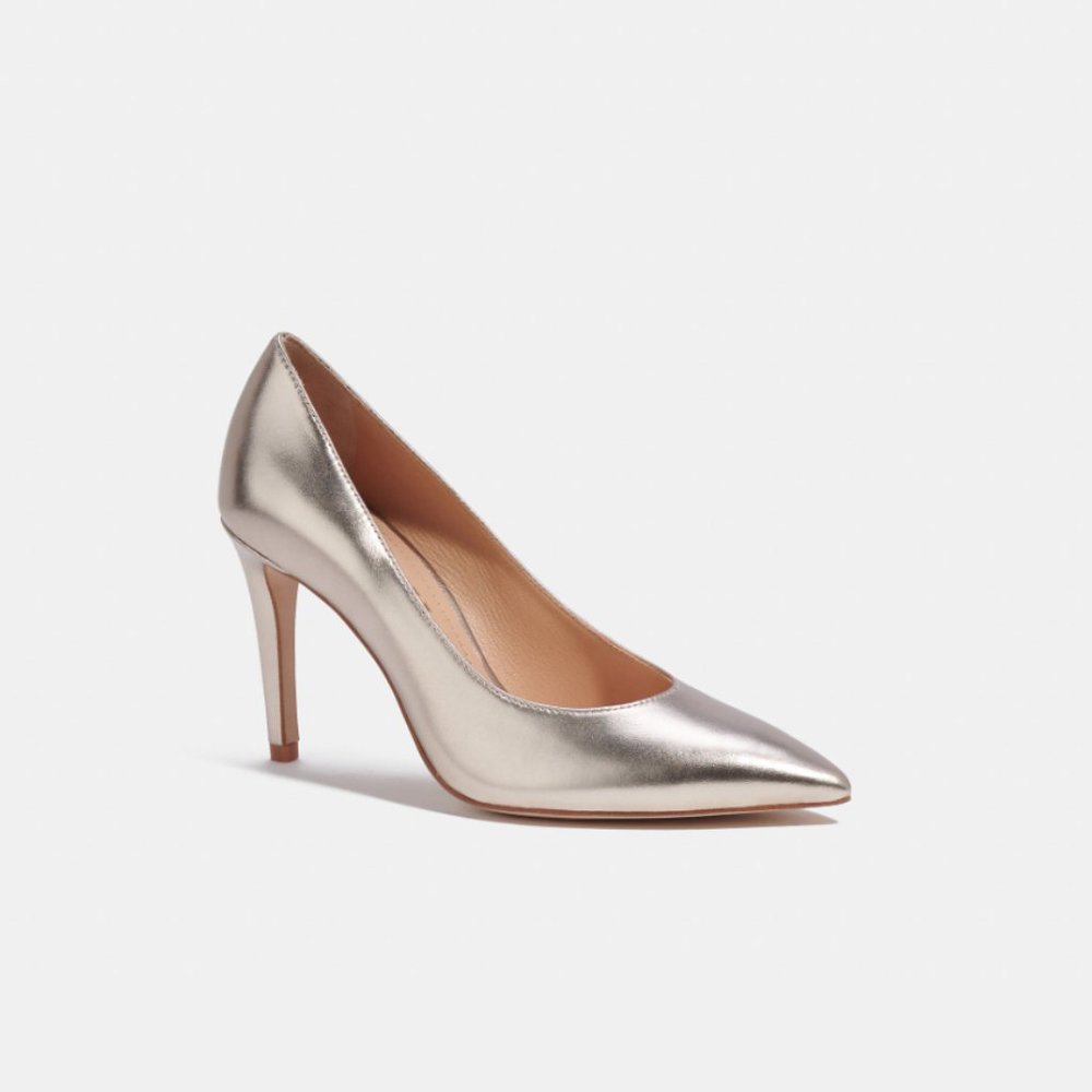Coach Skyler Pump in Champagne